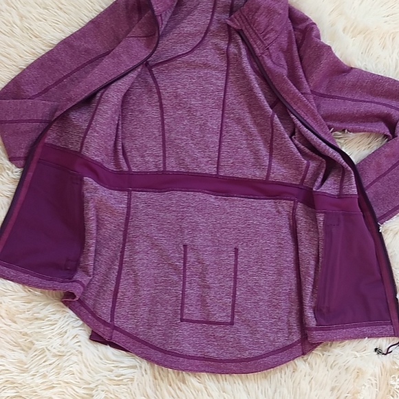 Rare Lululemon Dewberry Peplum Ruffles Riding Jacket - Picture 7 of 14